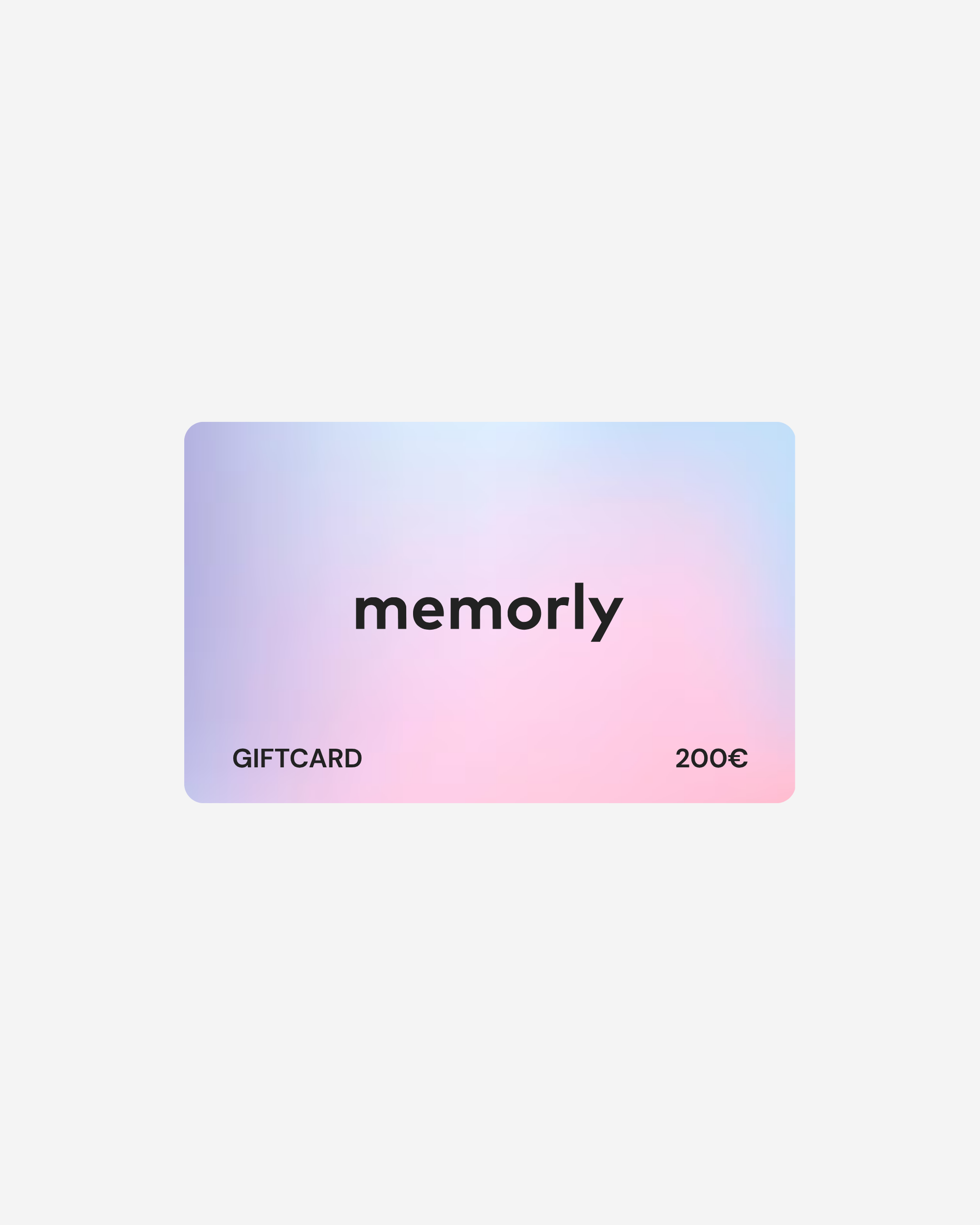 Memorly Gift Card